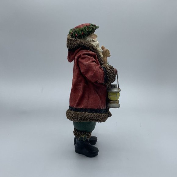 Woodland Santa Midwest Importers Fabric Mache #18186 in Box 10 I… - Picture 10 of 16